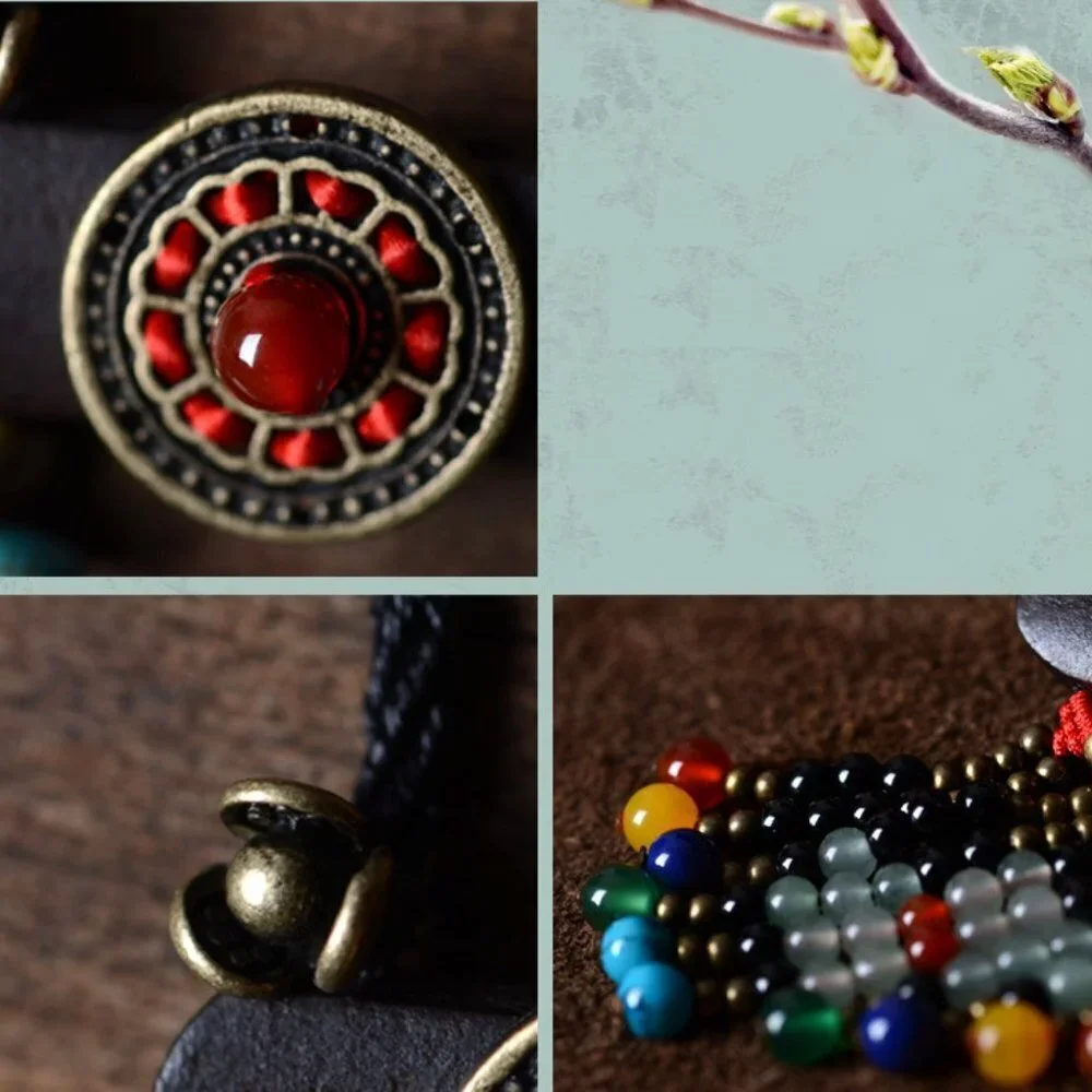 Statement necklace jewelry fashion Tibetan Ethnic beads brand new long
